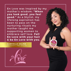Travel-friendly 1.5oz én Love Growth Goddess Oil packaging unboxed.