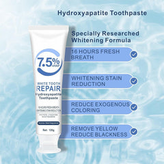 Enamel protection concept with hydroxyapatite toothpaste