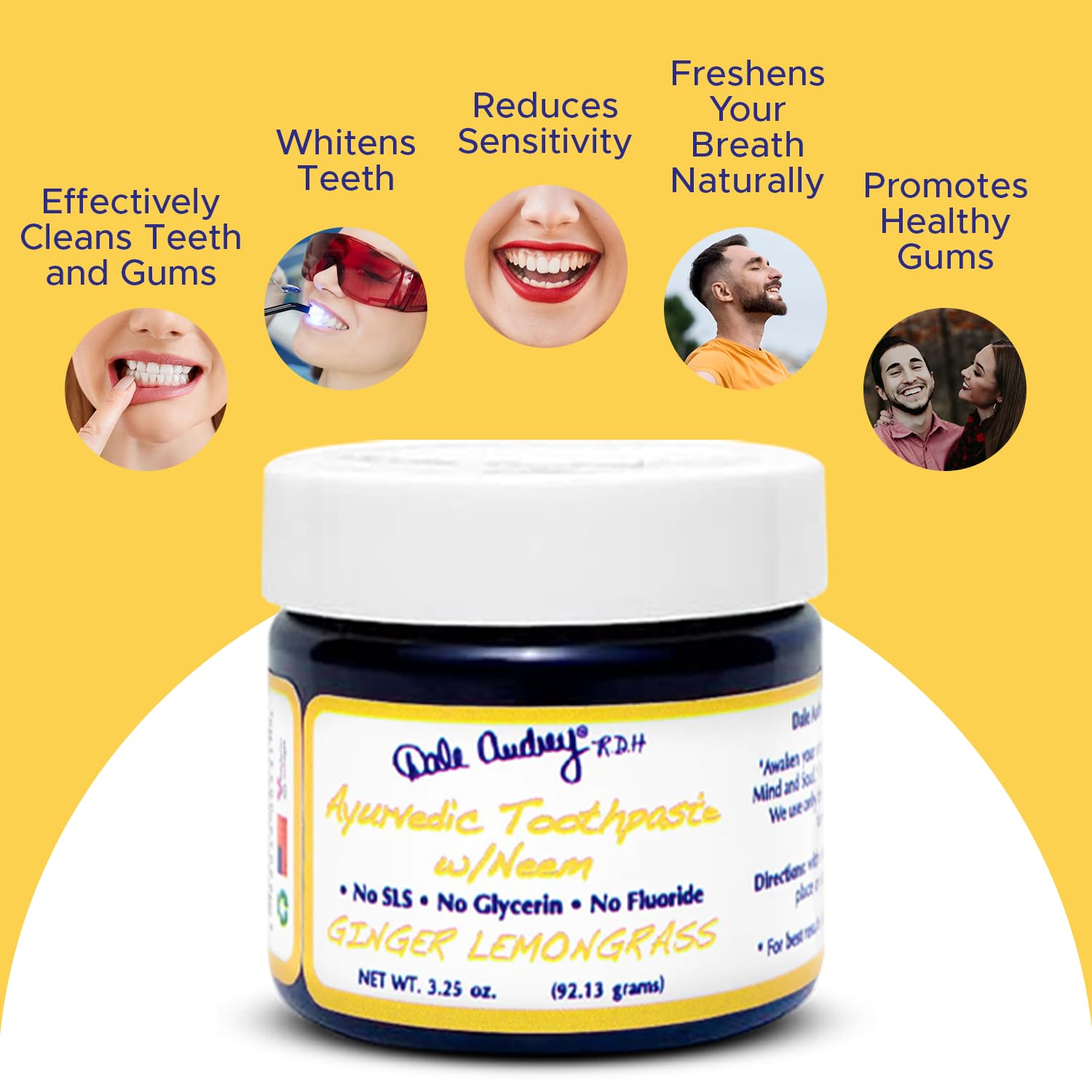 Enamel repair vegan toothpaste with Ayurvedic formula