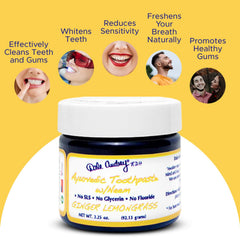Enamel repair vegan toothpaste with Ayurvedic formula