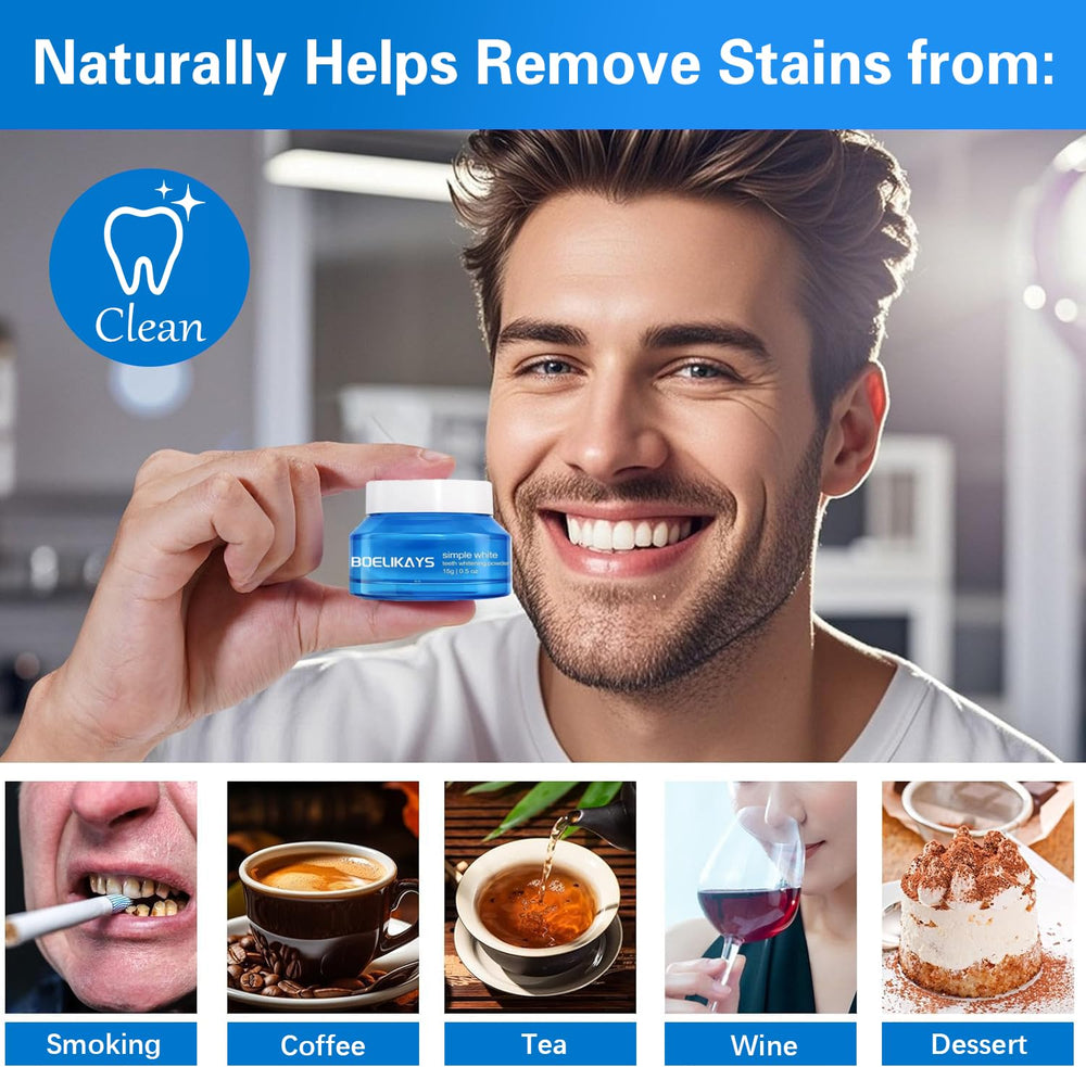 Enamel-safe and no sensitivity label on packaging