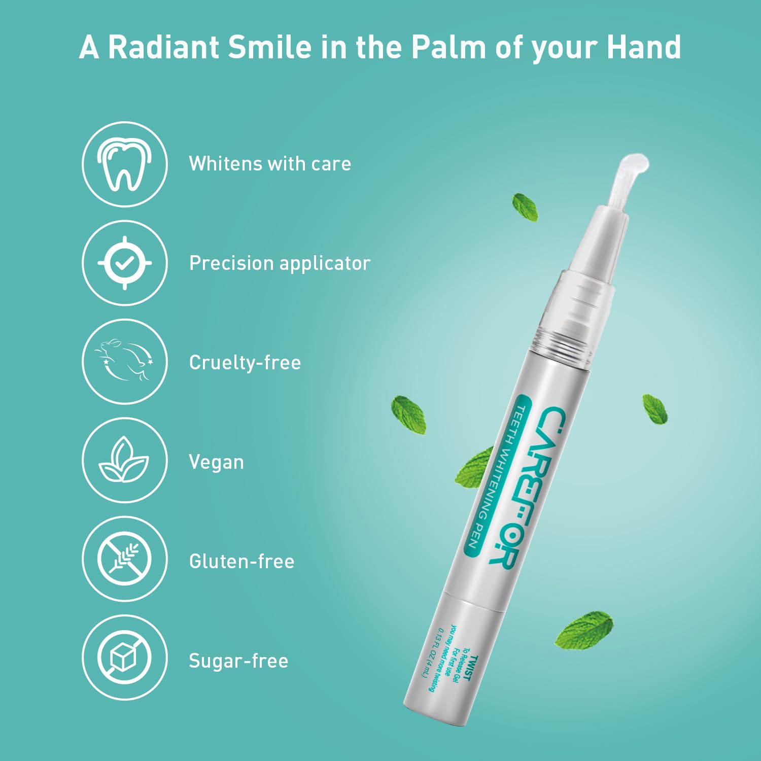 Enamel-safe whitening formula