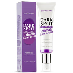 EnaSkin dark spot remover cream bottle with pump for daily facial and body use.