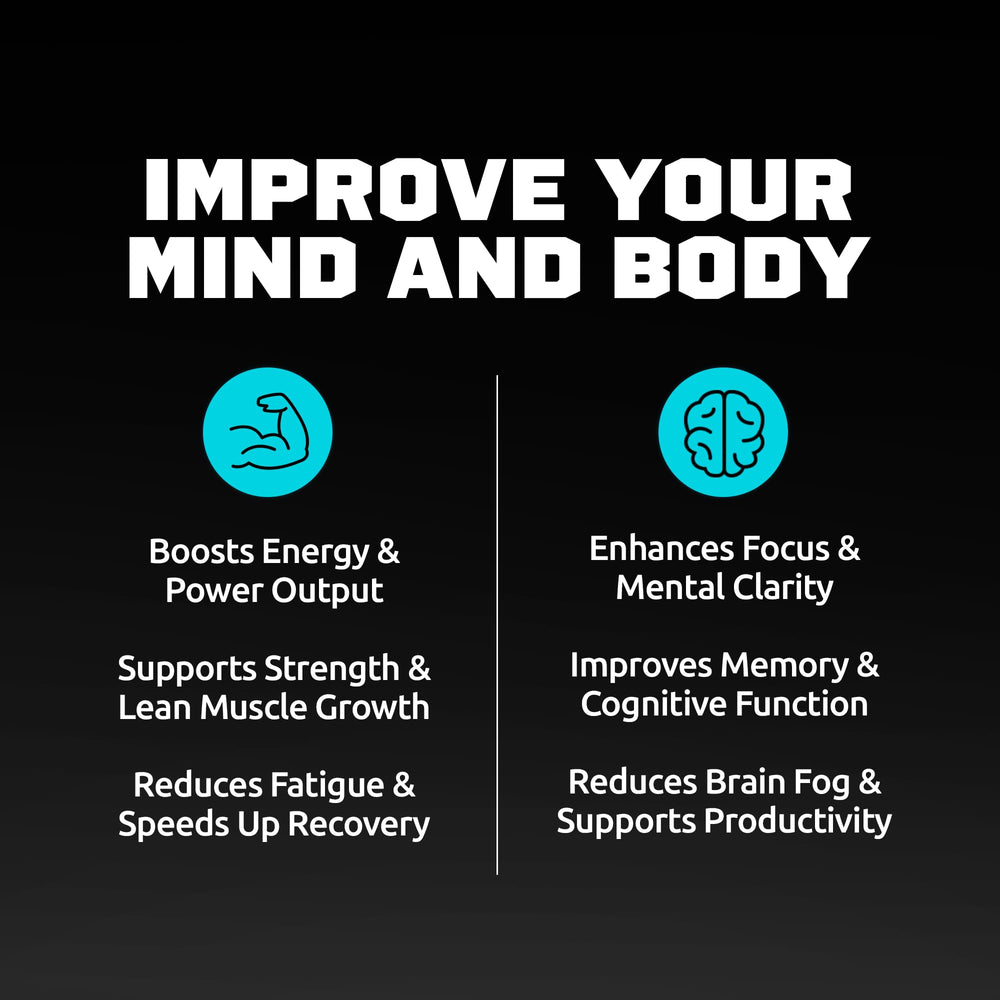 Nutrition label showing 5g creatine per serving