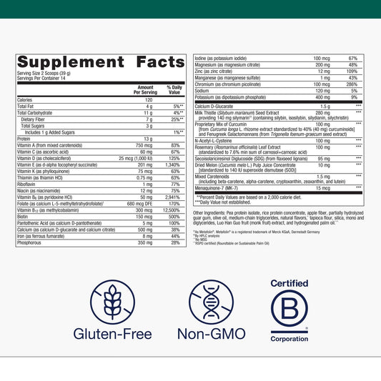 Close-up of Endo Axis label highlighting MK-7 vitamin K2