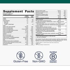 Close-up of Endo Axis label highlighting MK-7 vitamin K2