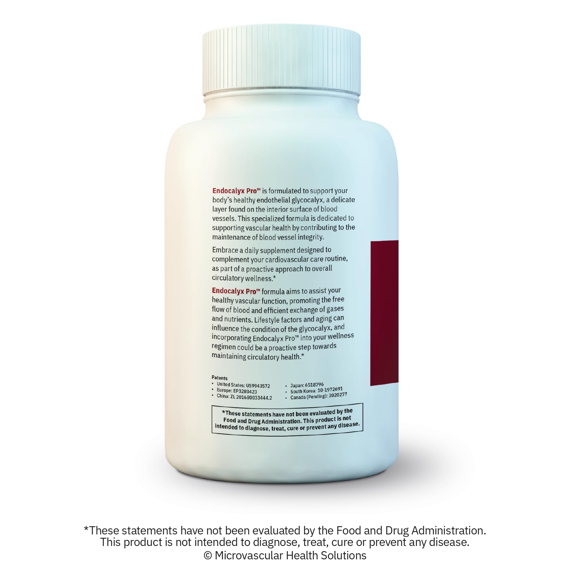 Patented Endocalyx Pro formula with global patents