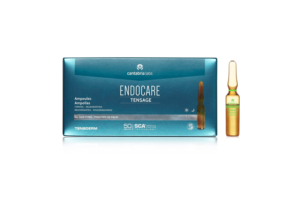Endocare Tensage Concentrate SCA 50 ampoules and box