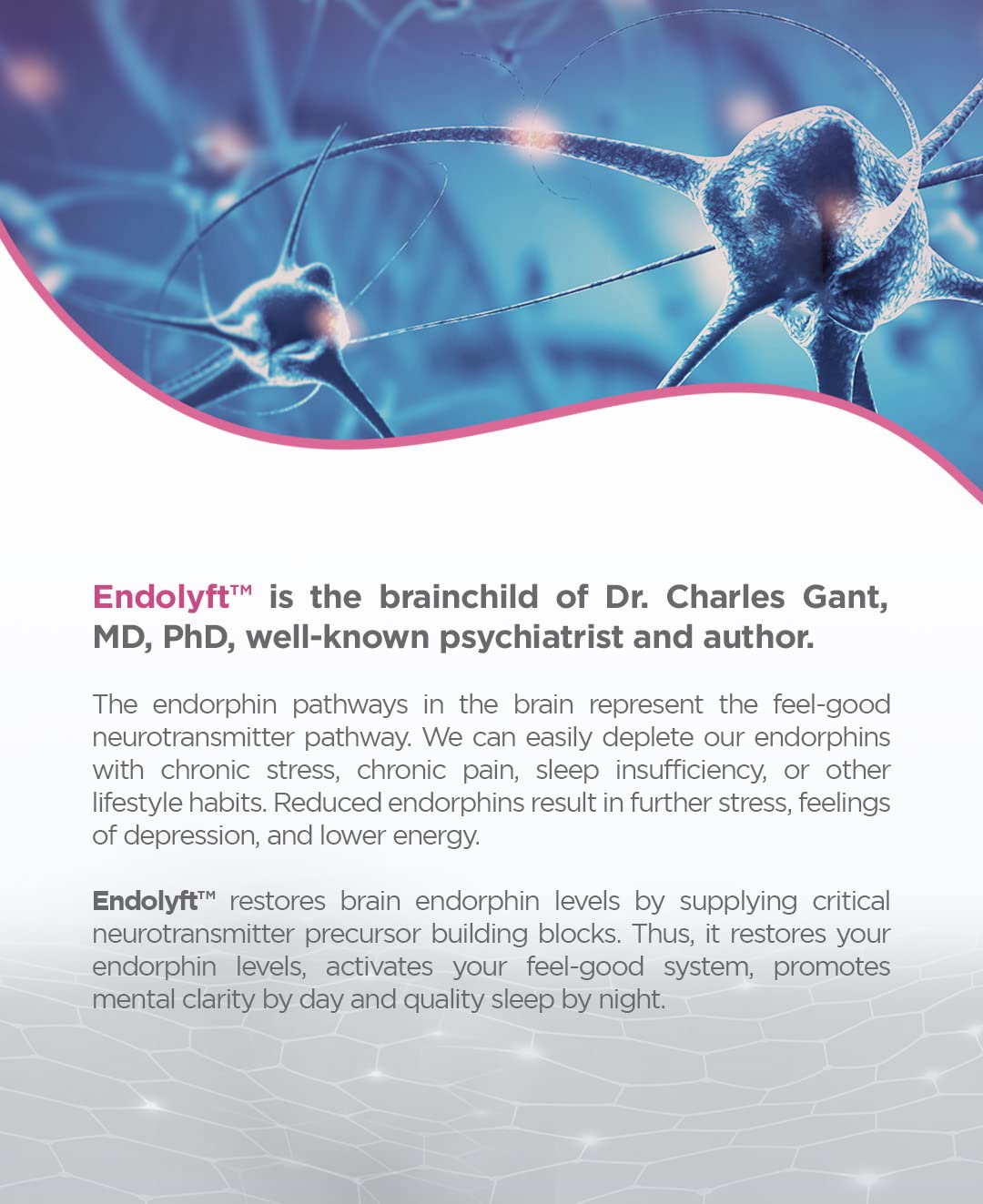 Endolyft Focus packaging showing 15 servings
