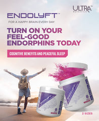 Nutrition facts and serving size panel for Endolyft Focus