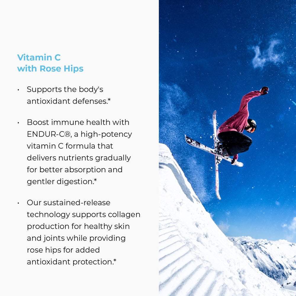 Gluten-free, vegan vitamin C supplement packaging