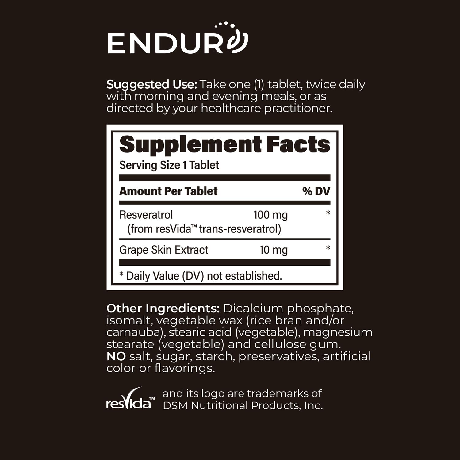 Graphic depicting heart health benefits of Endur Resveratrol