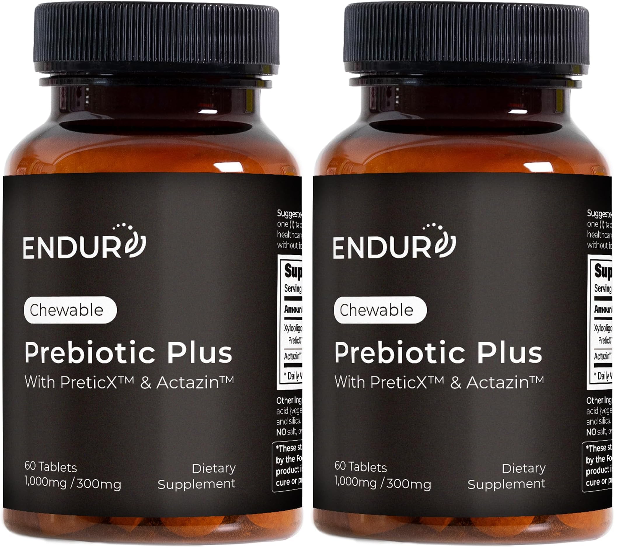Endurance Products Prebiotic Plus with Actazin packaging — Pack of 2