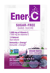 Ingredients and nutrition facts for Ener-C Sugar Free Mixed Berry