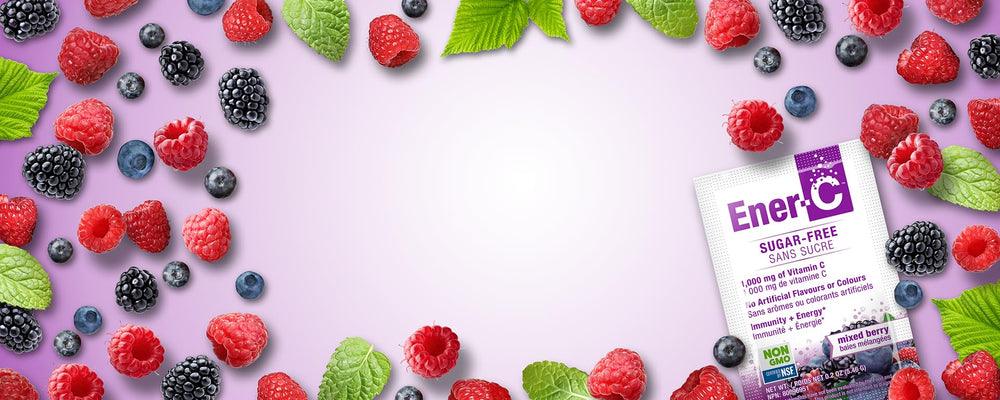 Ener-C Sugar Free Mixed Berry 30-pack packaging