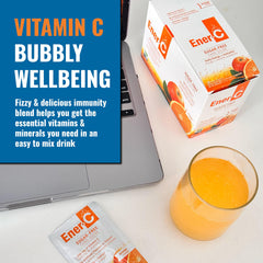 Real fruit juice powders in Ener-C Sugar-Free Orange