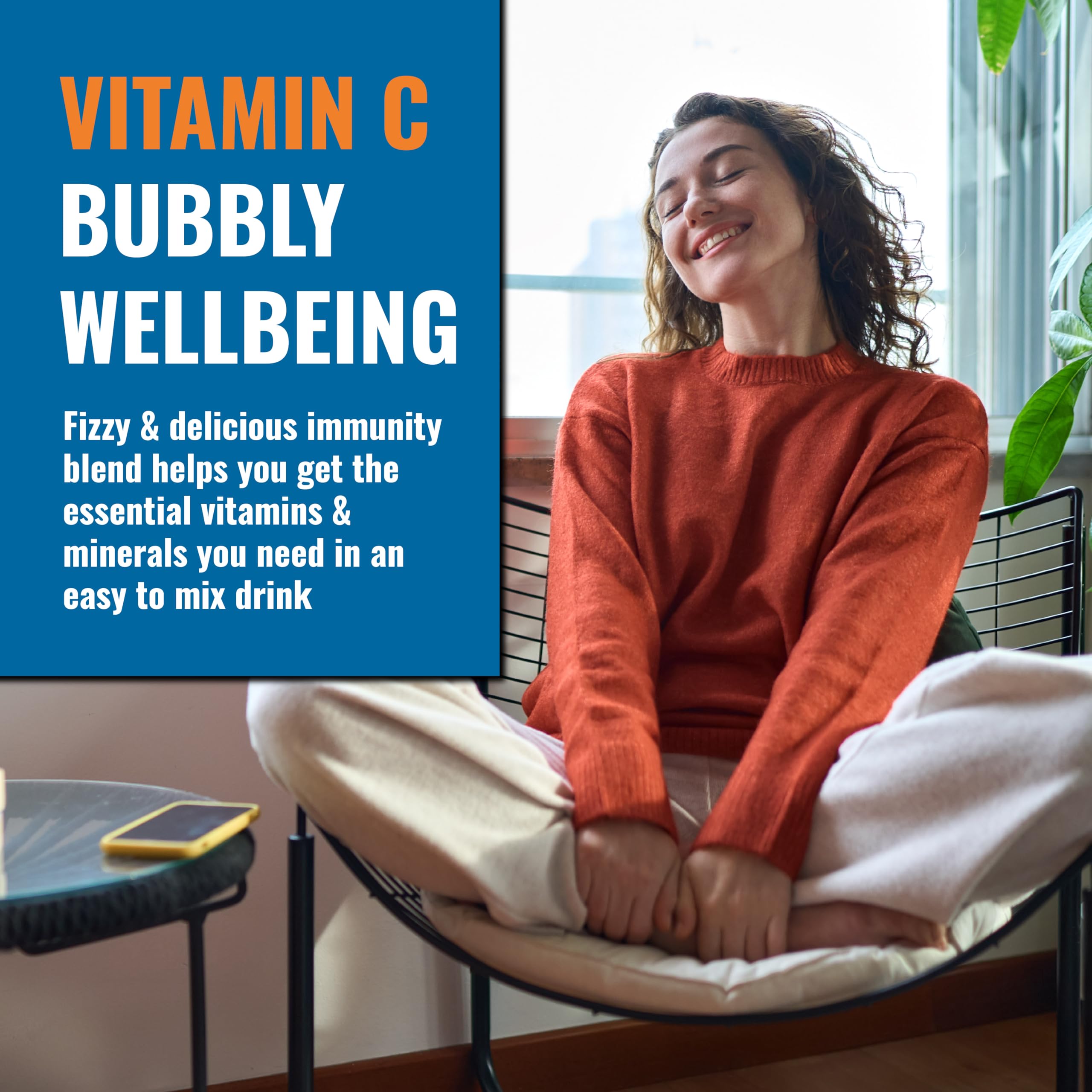 Vitamin C 1000mg and electrolytes label on Ener-C