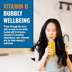 Ener-Life Orange B+ sachets - instant vitamin packets
