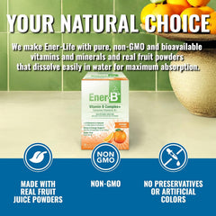 30-count packaging for Ener-Life Orange B+