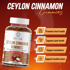 Brain health graphic for Energizen Cinnamon + Chromium Gummies