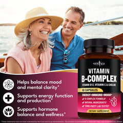 Energy brain and heart support from B-complex vitamins