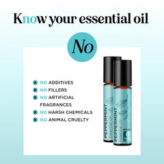 Peppermint Roll-On for Energy and Focus
