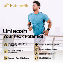 Concept image showing energy, immune support and gut health benefits