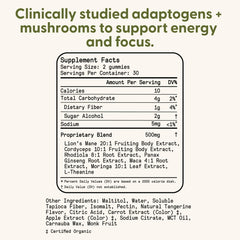 Rhodiola and Panax Ginseng extracts featured with gummies