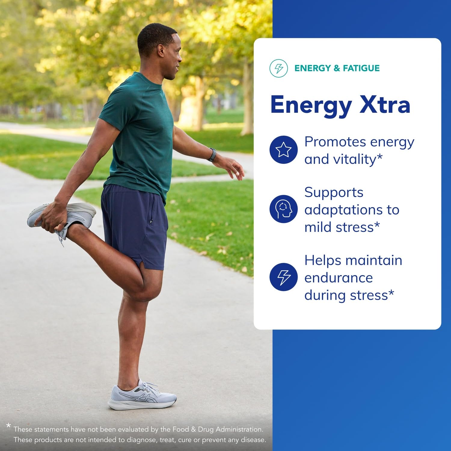 Energy Xtra capsules arranged for photography
