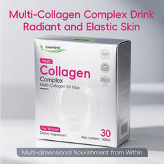 Pouring EneriWell lemon collagen drink into glass