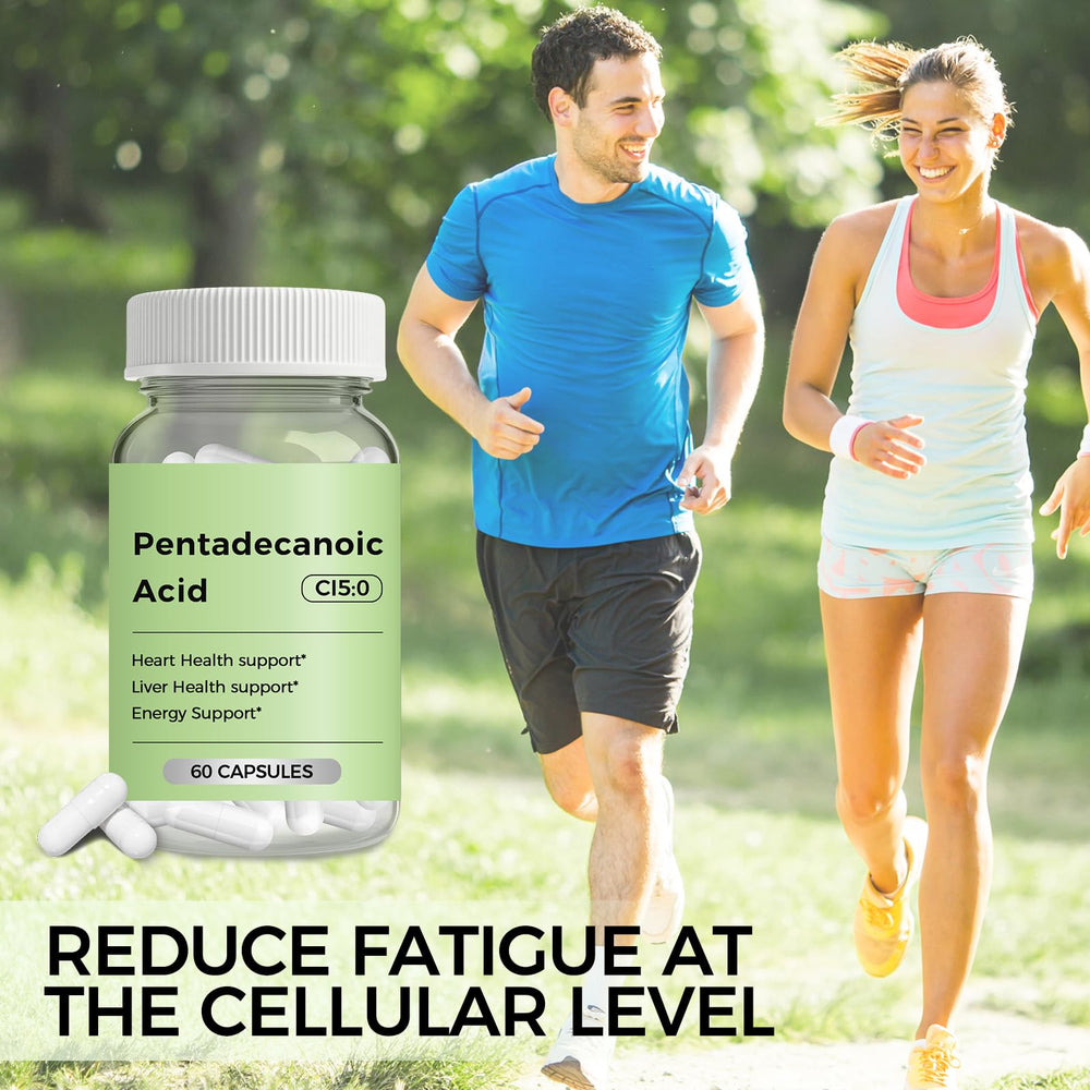 Health benefits visual for Pentadecanoic Acid (C15:0)