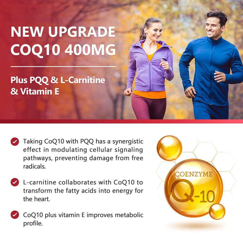 Graphic illustrating enhanced CoQ10 absorption with BioPerine