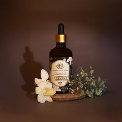 Enhanced Essentials Jasmine dropper closeup showing precise application for easy dilution in skincare