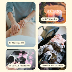 Enhanced Essentials rosemary oil for skincare captures rejuvenating scent suitable for facial care.