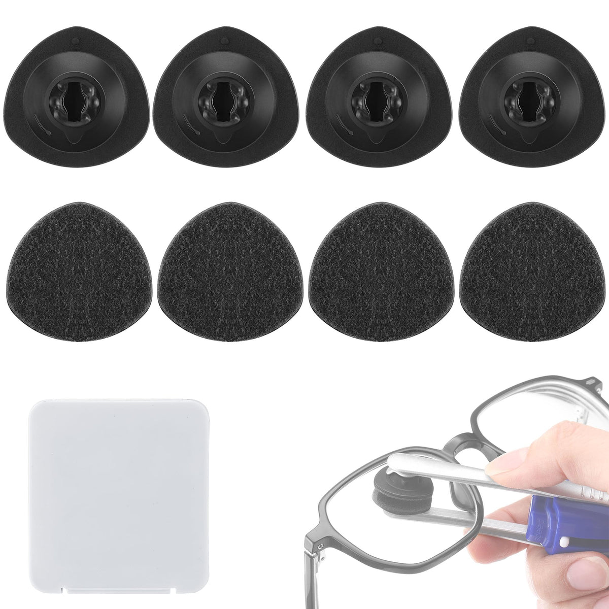 Enhon 8-pack eyeglass cleaner pads compatible with CarbonKlean