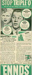 Ennds Tabs Bad Breath Remedy Chlorophyll Tablets bottle side/label view, 100 count
