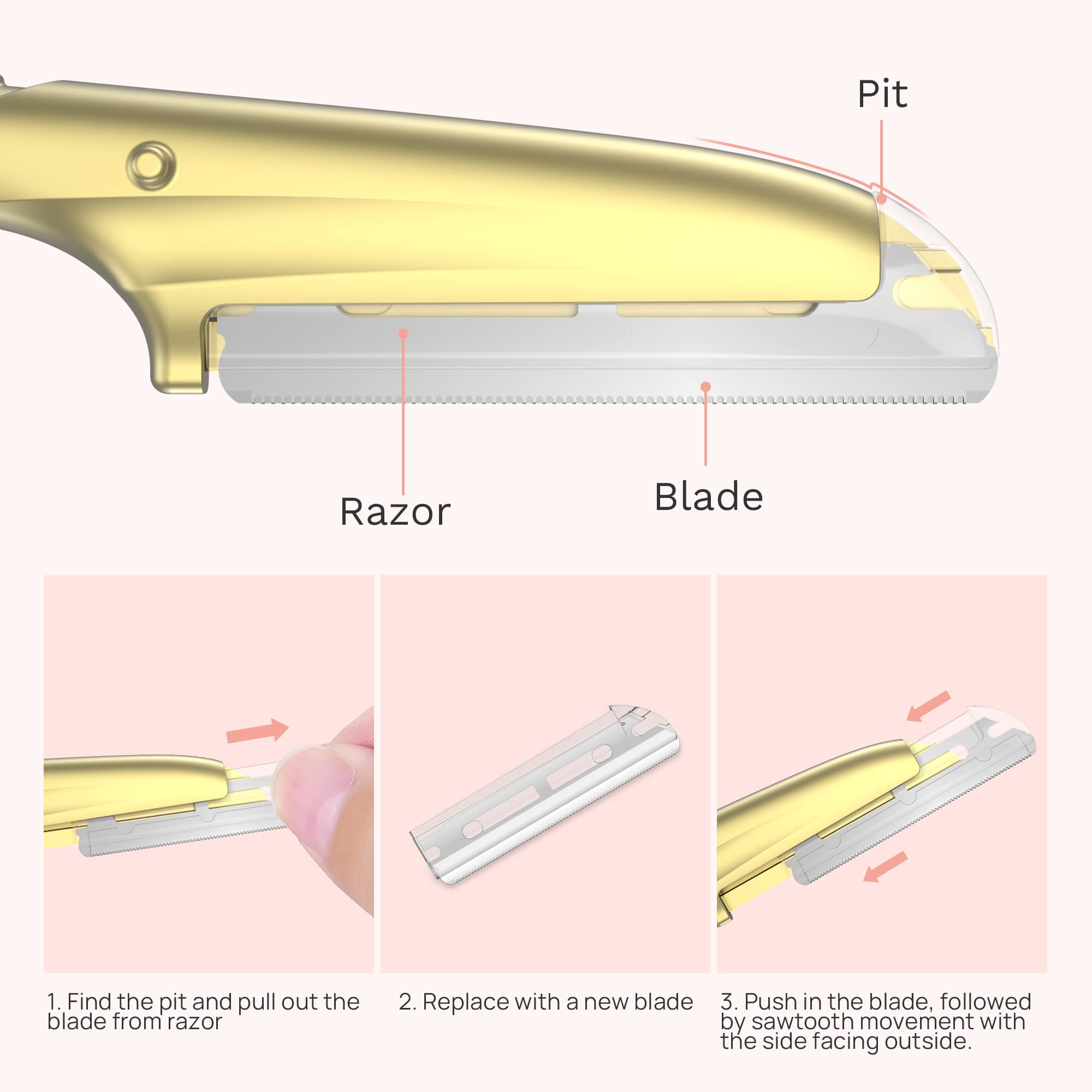 ENNVA replacement blades pack featuring compact, gift-ready packaging.