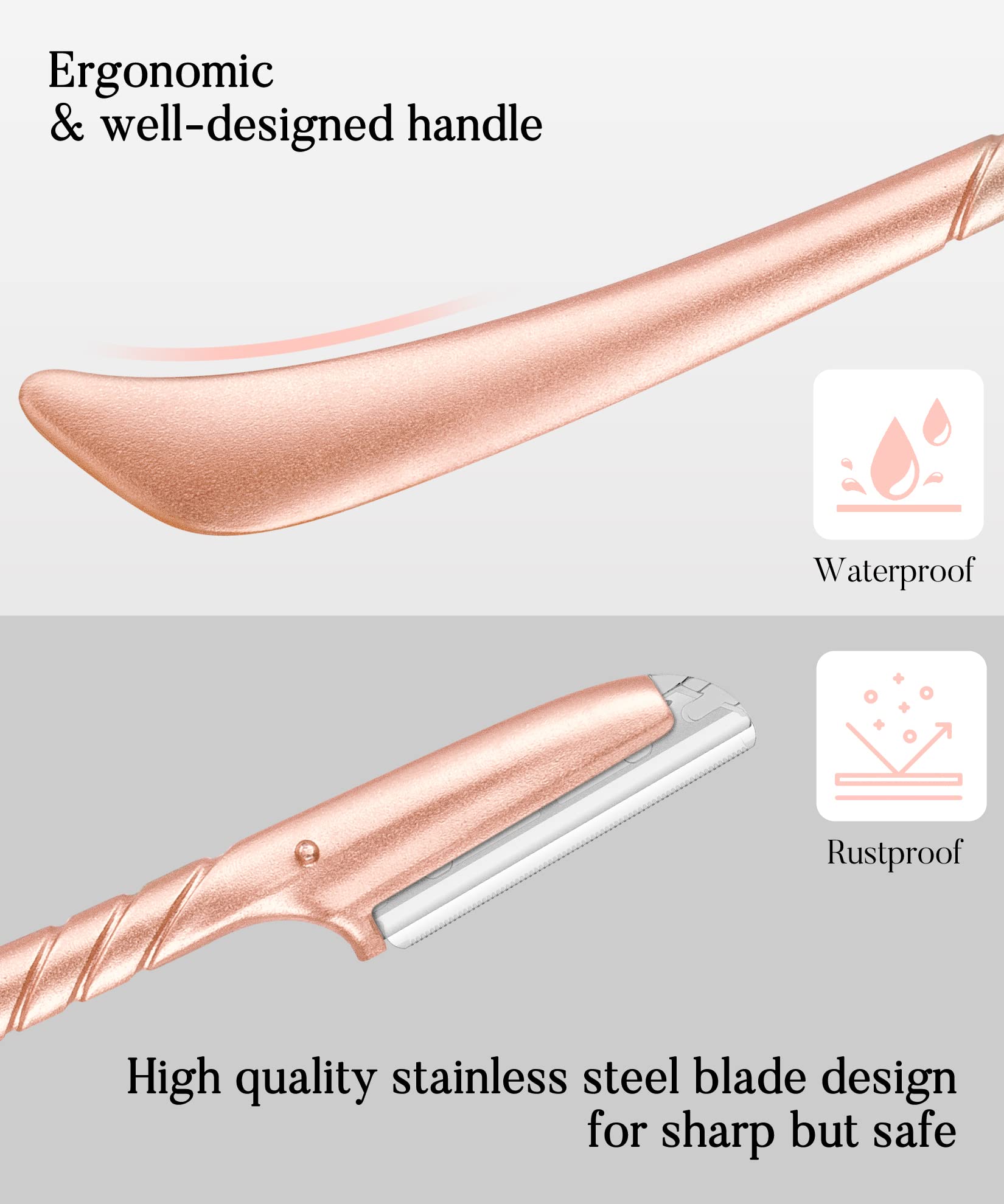 ENNVA safety edge design supports controlled, comfortable grooming.