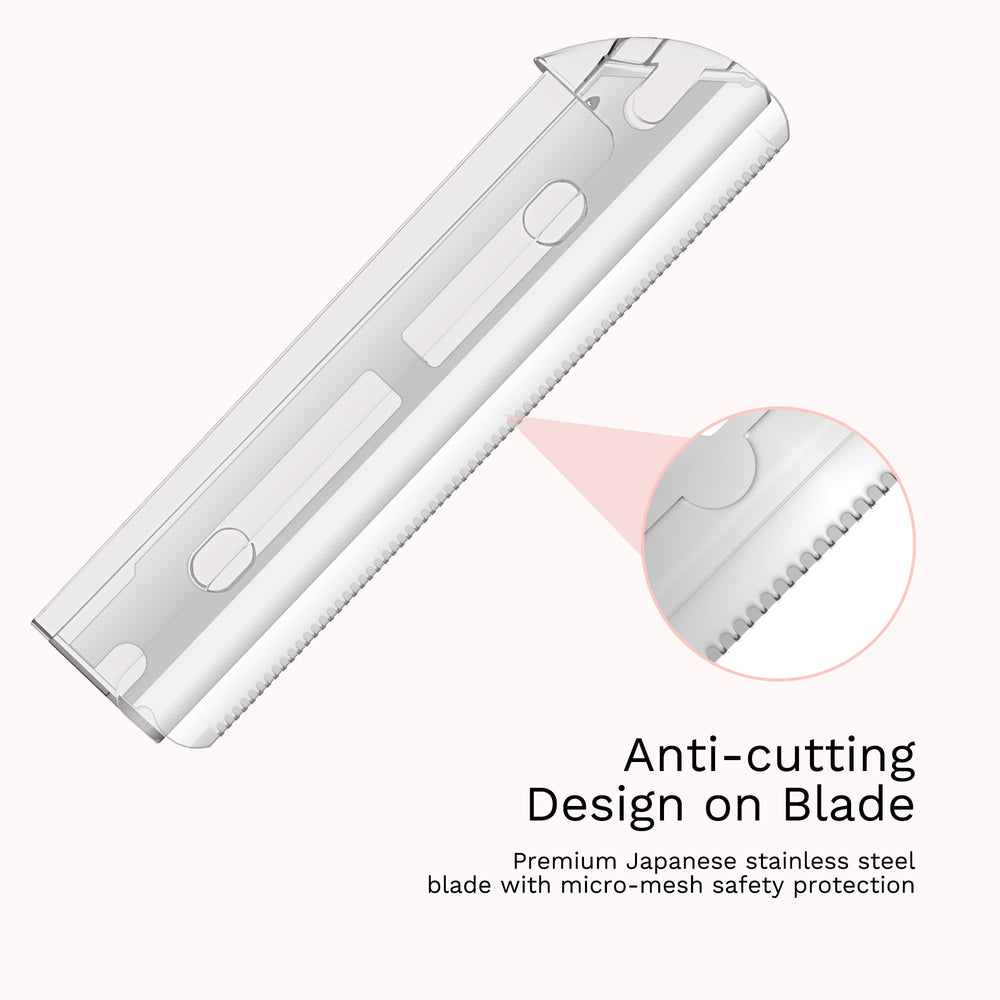 ENNVA stainless steel blades close-up emphasizing durability for repeat use.