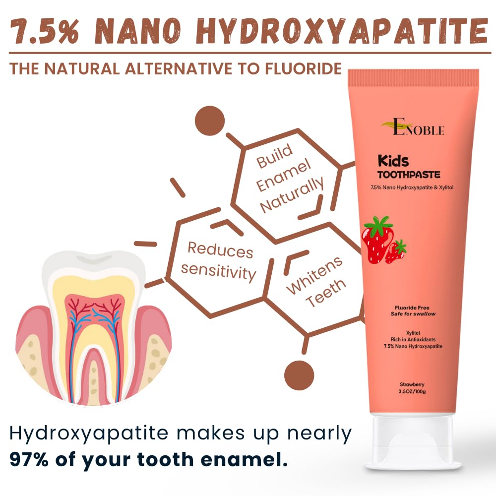 Xylitol enamel protection feature of Enoble Kids Toothpaste