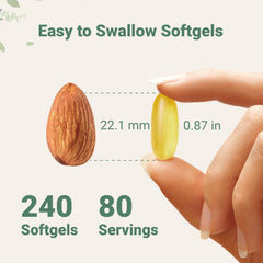 Illustration highlighting enteric-coated technology for easy digestion.