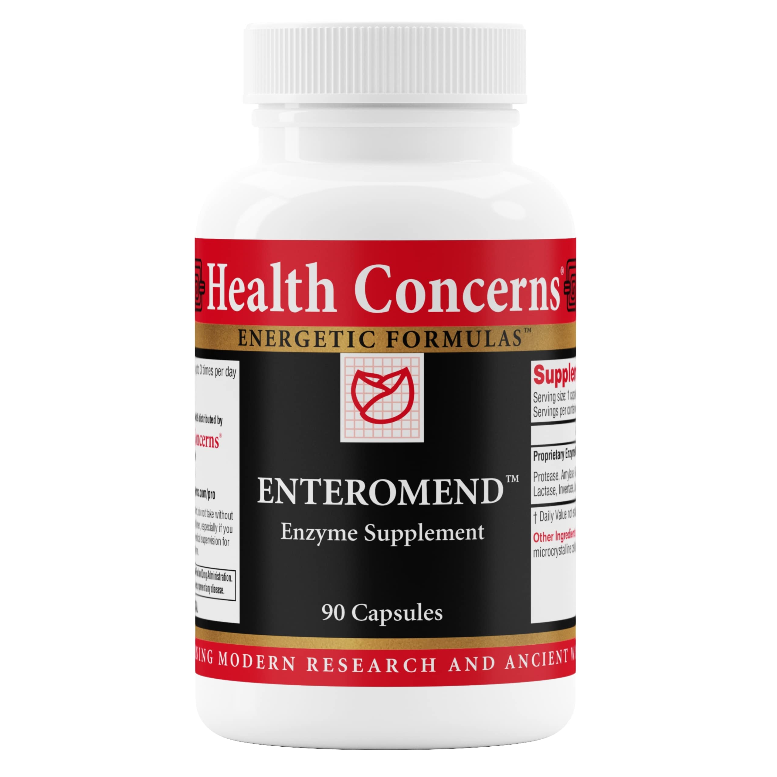 Enteromend bottle front label