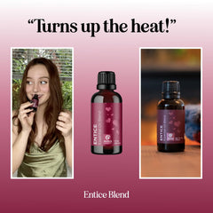 Ylang-ylang essential oil bottle for Entice blend