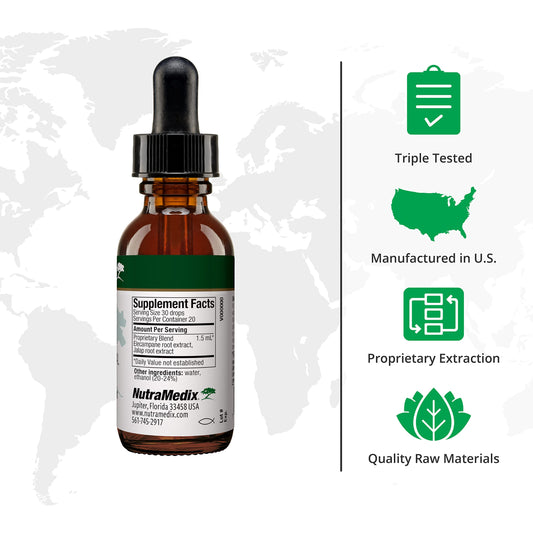 Front label of Enula Liquid Drops