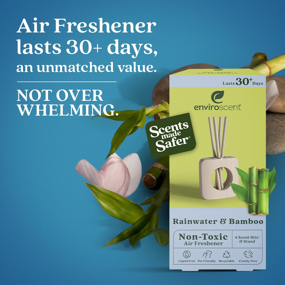 Fragrance lasts over 30 days with Enviroscent