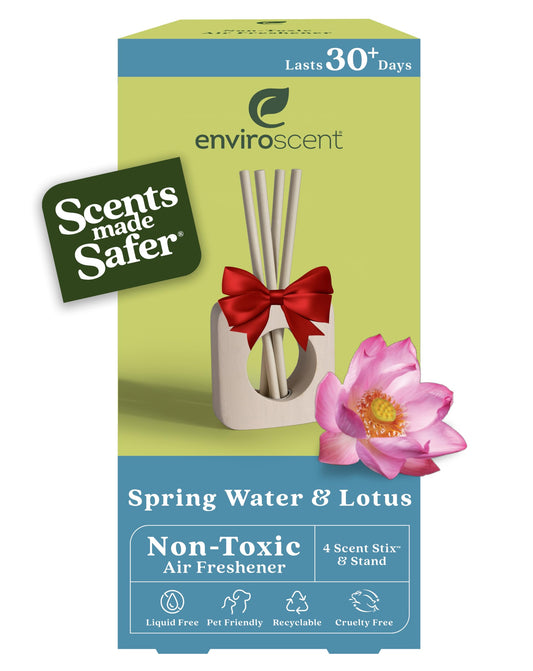 Enviroscent Mango Wood Stand with Scent Stix Refill Kit
