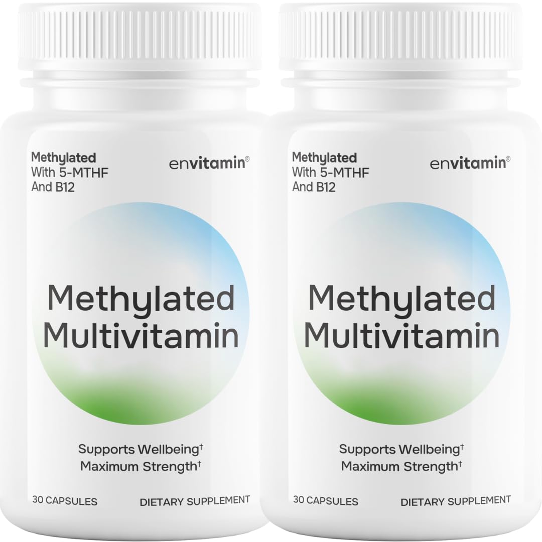 Envitamin Methylated Multivitamin bottle front view for daily wellness