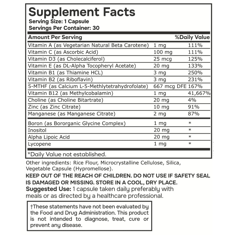 Envitamin Methylated Multivitamin two-pack box emphasizes value and convenience