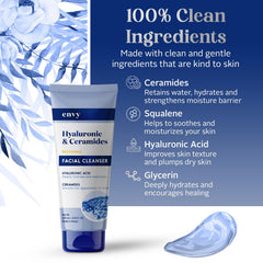 Vegan cruelty-free label on Envy packaging for clean skincare choices.