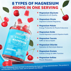 EnvyCure Magnesium Gummies closeup showing tasty, sugar-free texture